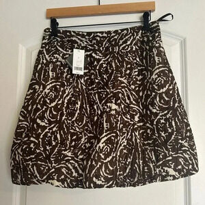 NWT Banana Republic Women's Silk Balloon Hem Mini Skirt
